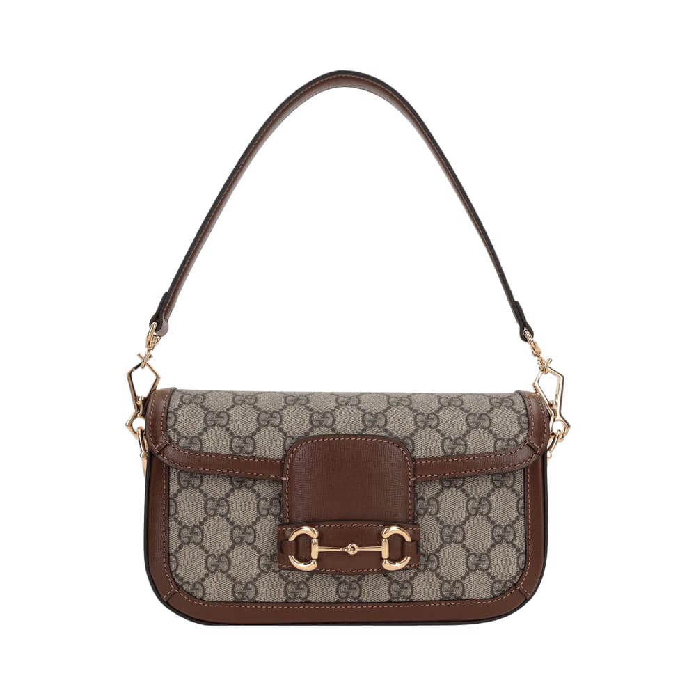 Gucci Horsebit 1955 Shoulder Bag Beige/Ebony