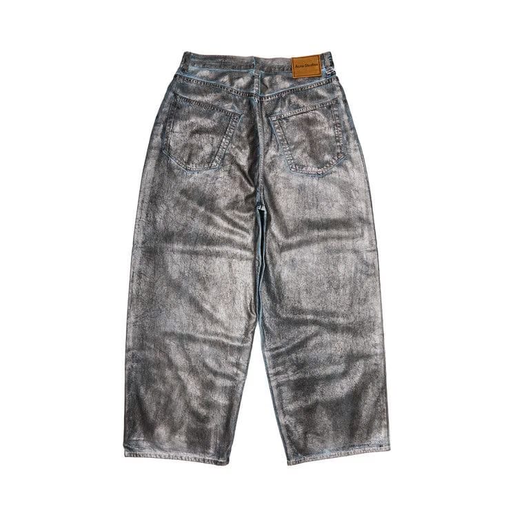 Acne Studios Metallic Jeans Silver/Blue