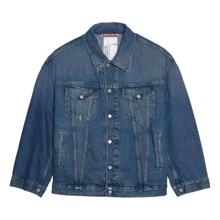 Acne Studios Oversized Denim Jacket Mid Blue