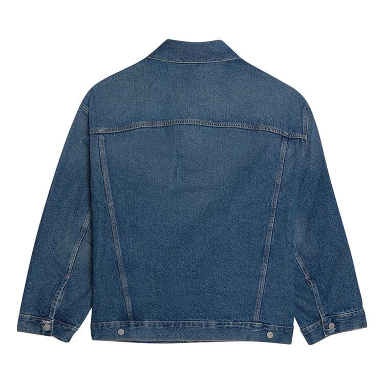 Acne Studios Oversized Denim Jacket Mid Blue