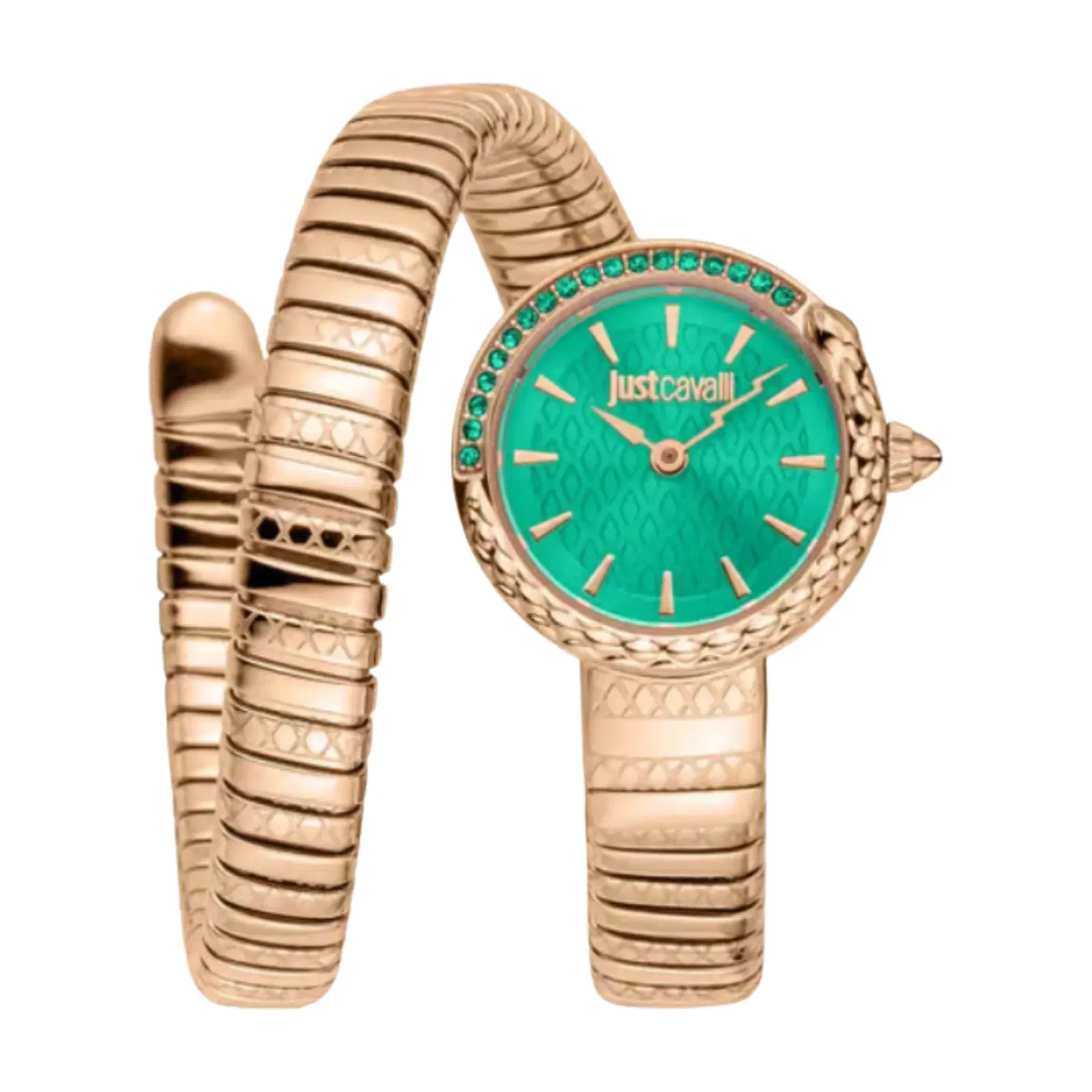 JUST CAVALLI JC1L301M0055 Cerchio Snake Analog Watch for Women