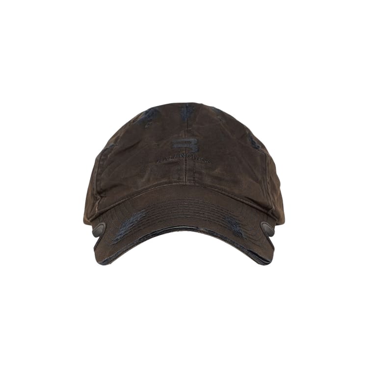 Balenciaga Sporty B Sunfaded Cap Black