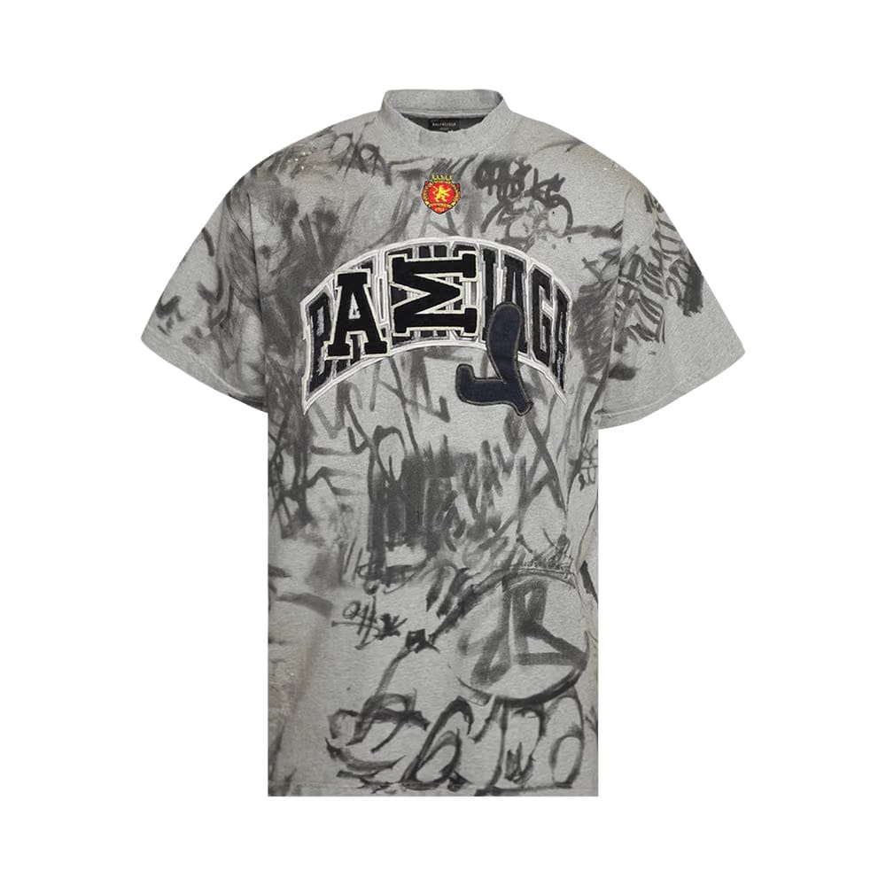 Balenciaga Oversized T-Shirt Heather Grey