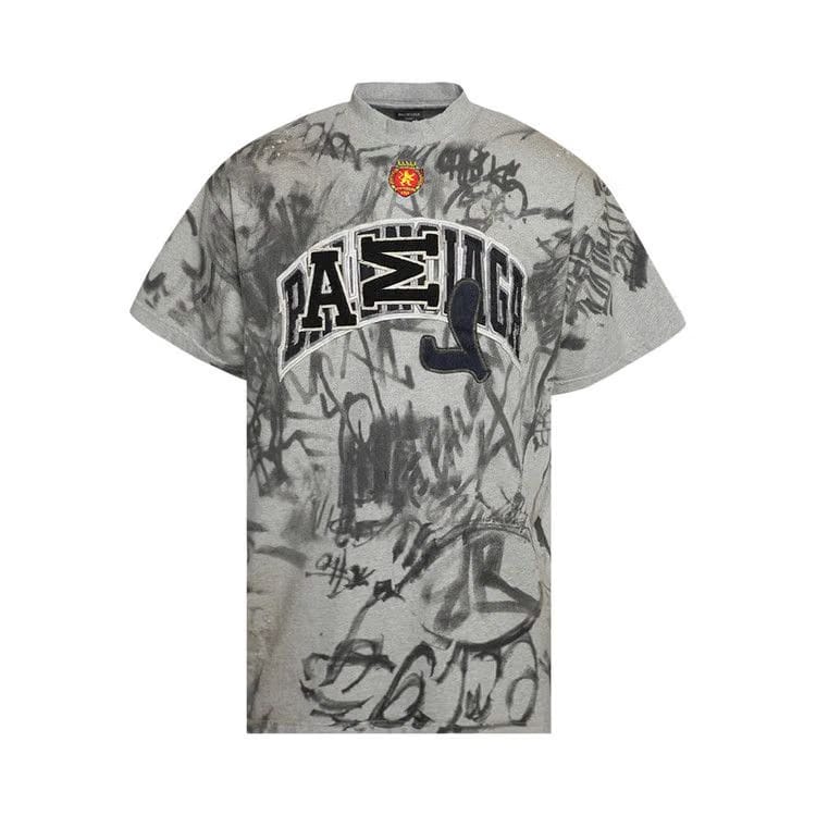 Balenciaga Oversized T-Shirt Heather Grey