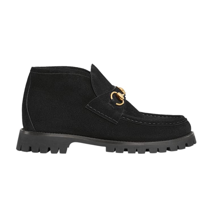 Gucci Wmns Horsebit Ankle Boot 'Black'
