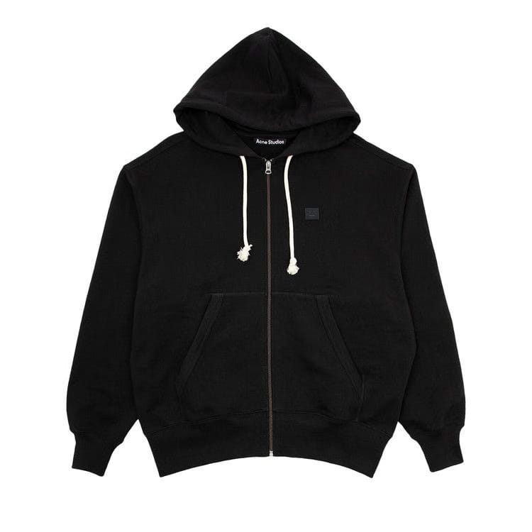 Acne Studios Zip Hoodie Black