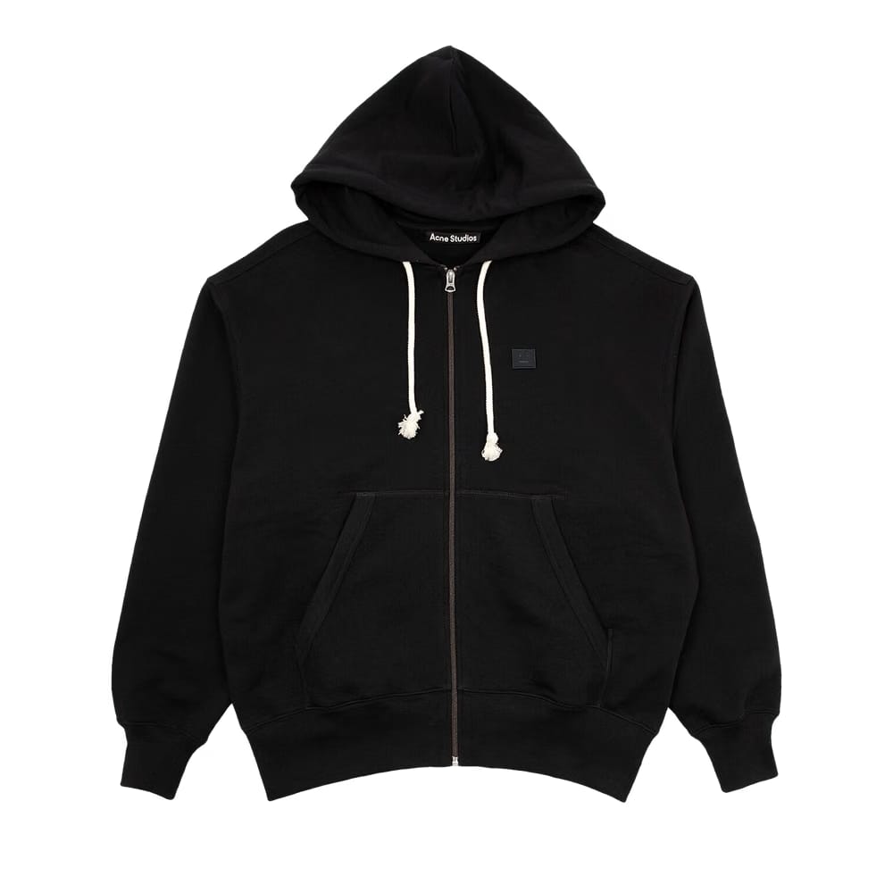 Acne Studios Zip Hoodie Black