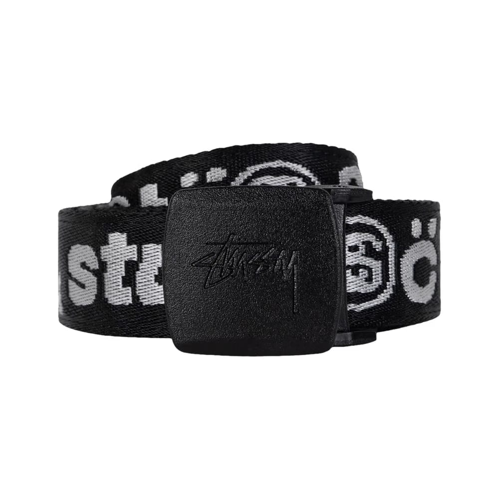 Stussy x Cactus Plant Flea Market Web Belt Black