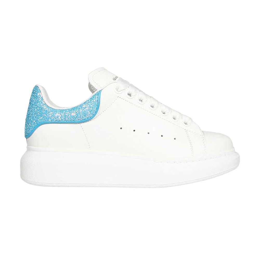 Alexander McQueen Wmns Oversized Sneaker 'New Cerulean Blue Glitter'
