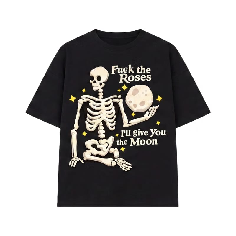 Forfksake Giving You Moon Tee - Black