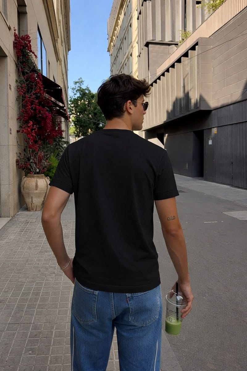 Forfksake Giving You Moon Tee - Black