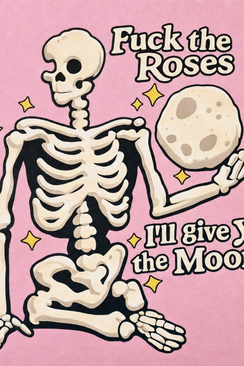 Forfksake Giving You Moon Tee - Pink