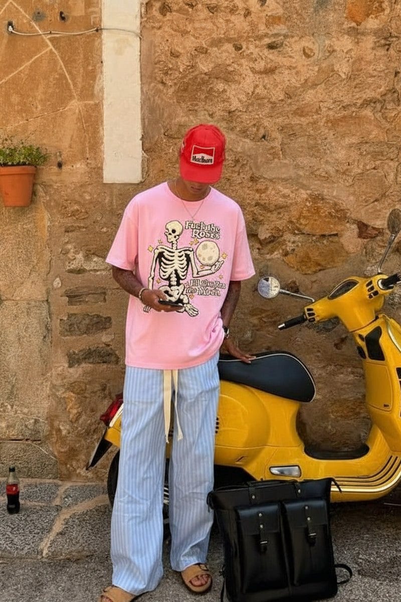 Forfksake Giving You Moon Tee - Pink