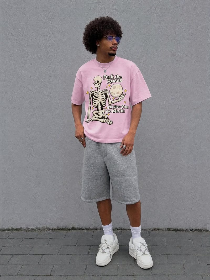 Forfksake Giving You Moon Tee - Pink