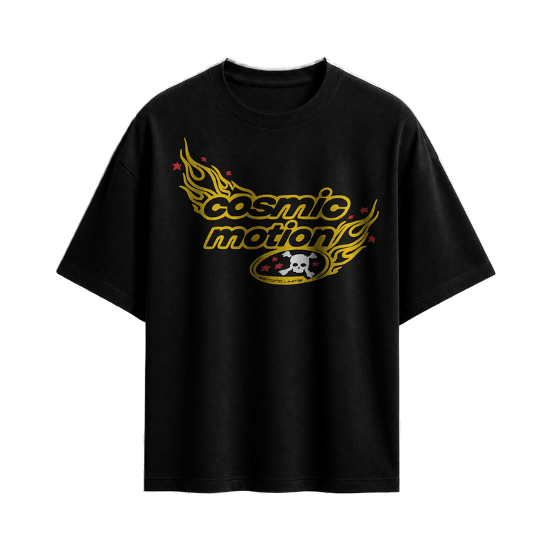 Off Supply Cosmic Motion Black T-Shirt