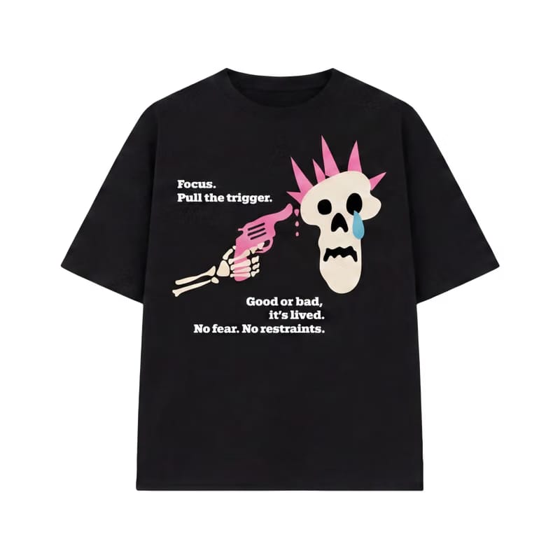 Forfksake Trigger Pull Tee - Black