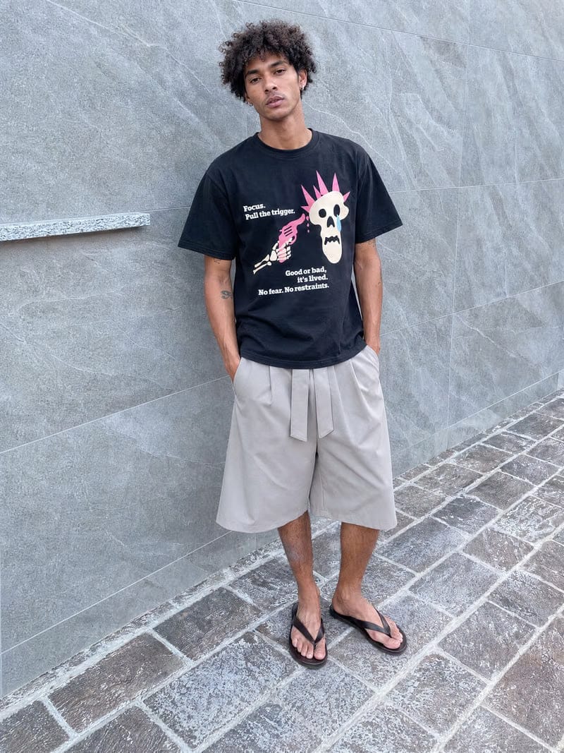 Forfksake Trigger Pull Tee - Black