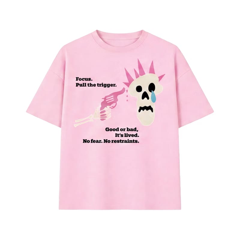 Forfksake Trigger Pull Tee - Pink