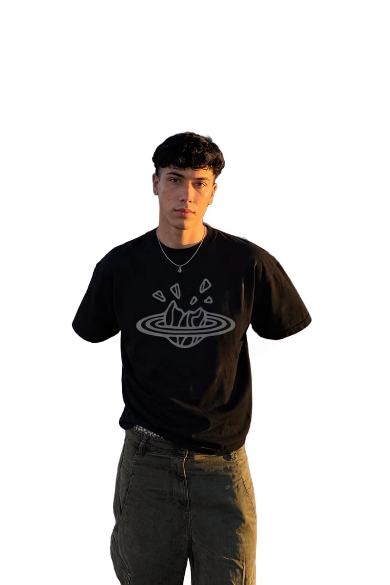 Off Supply Off-Axis Tee - Black