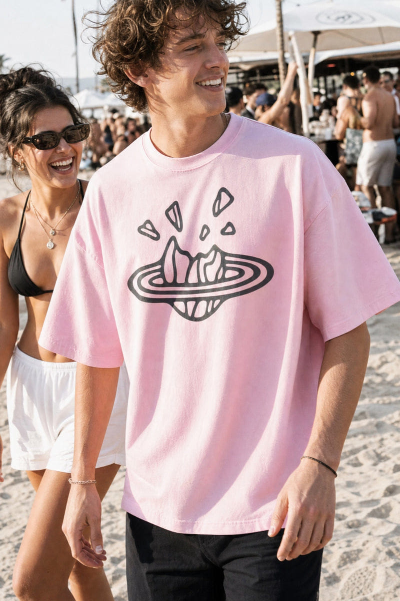 Off Supply Off-Axis Tee - Pink