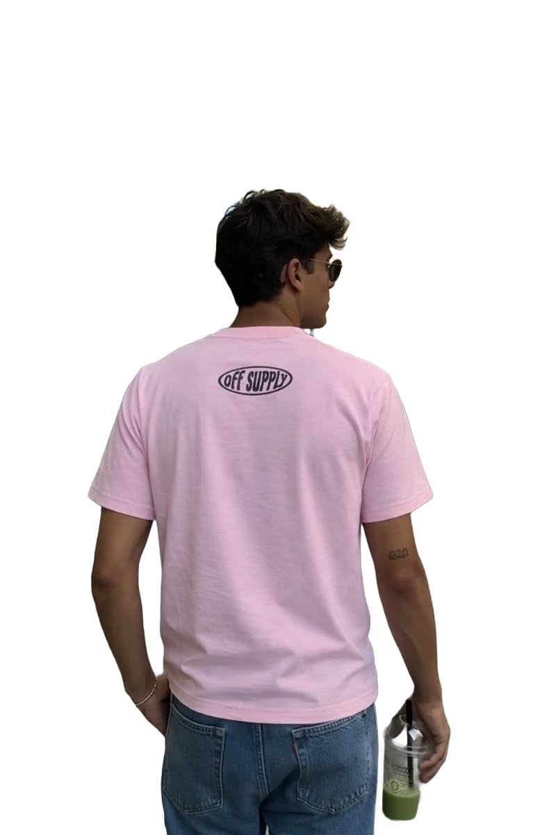 Off Supply Off-Axis Tee - Pink