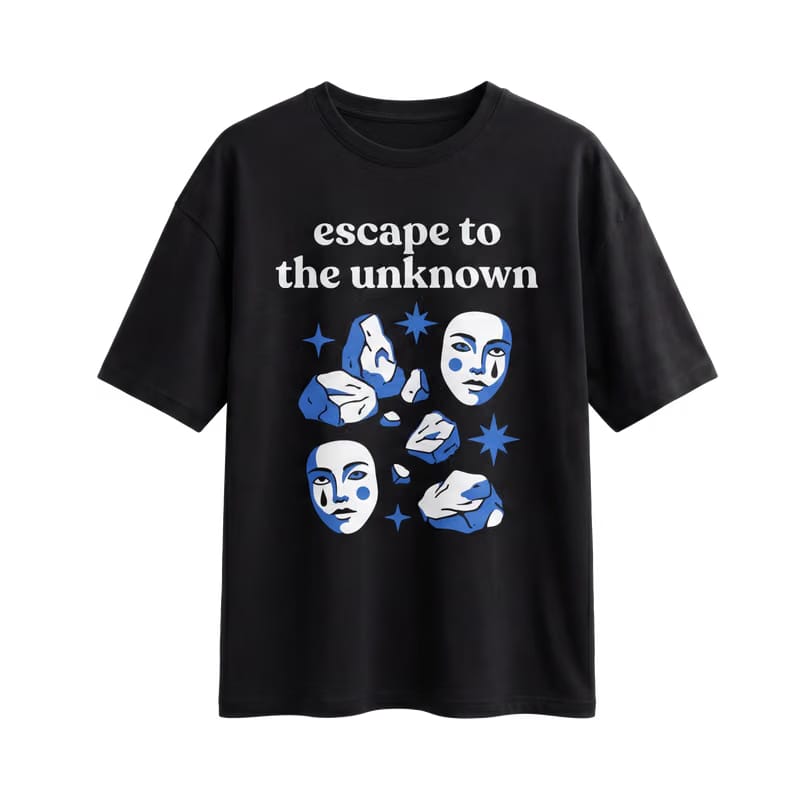 Off Supply Unknown Route Tee - Black