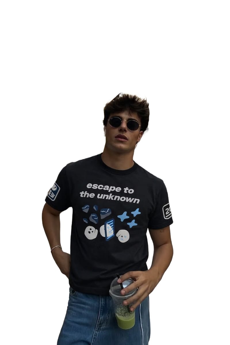 Off Supply Unknown Route Tee - Black