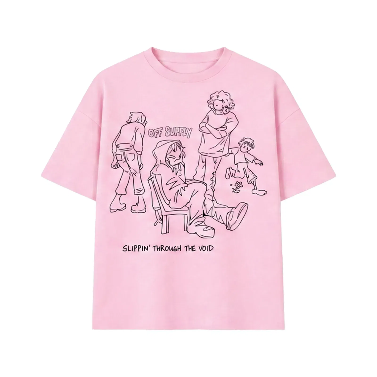 Off Supply Void Walkers Tee - Pink