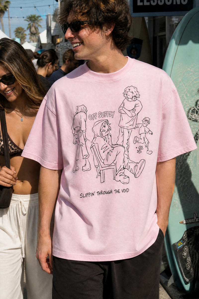 Off Supply Void Walkers Tee - Pink