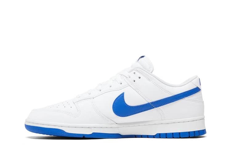 Dunk Low White Hyper Royal