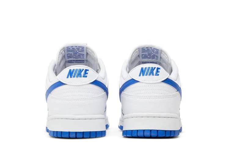 Dunk Low White Hyper Royal