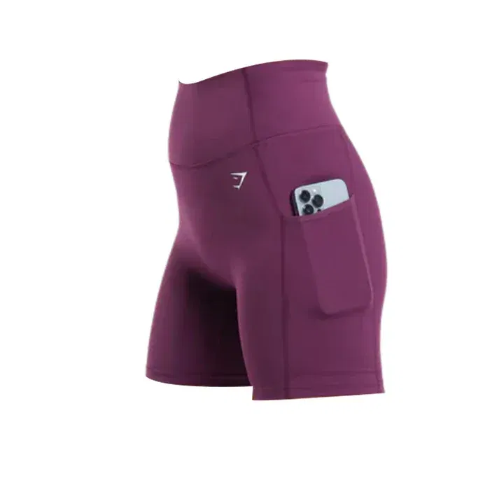 GYMSHARK POCKET Shorts Body Fit Magenta Purple