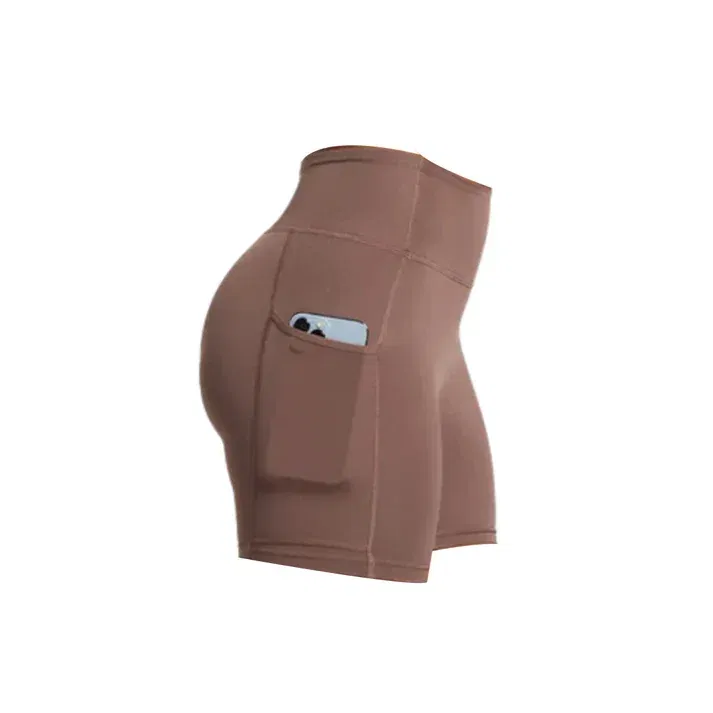 GYMSHARK POCKET Shorts Body Fit Soft Brown