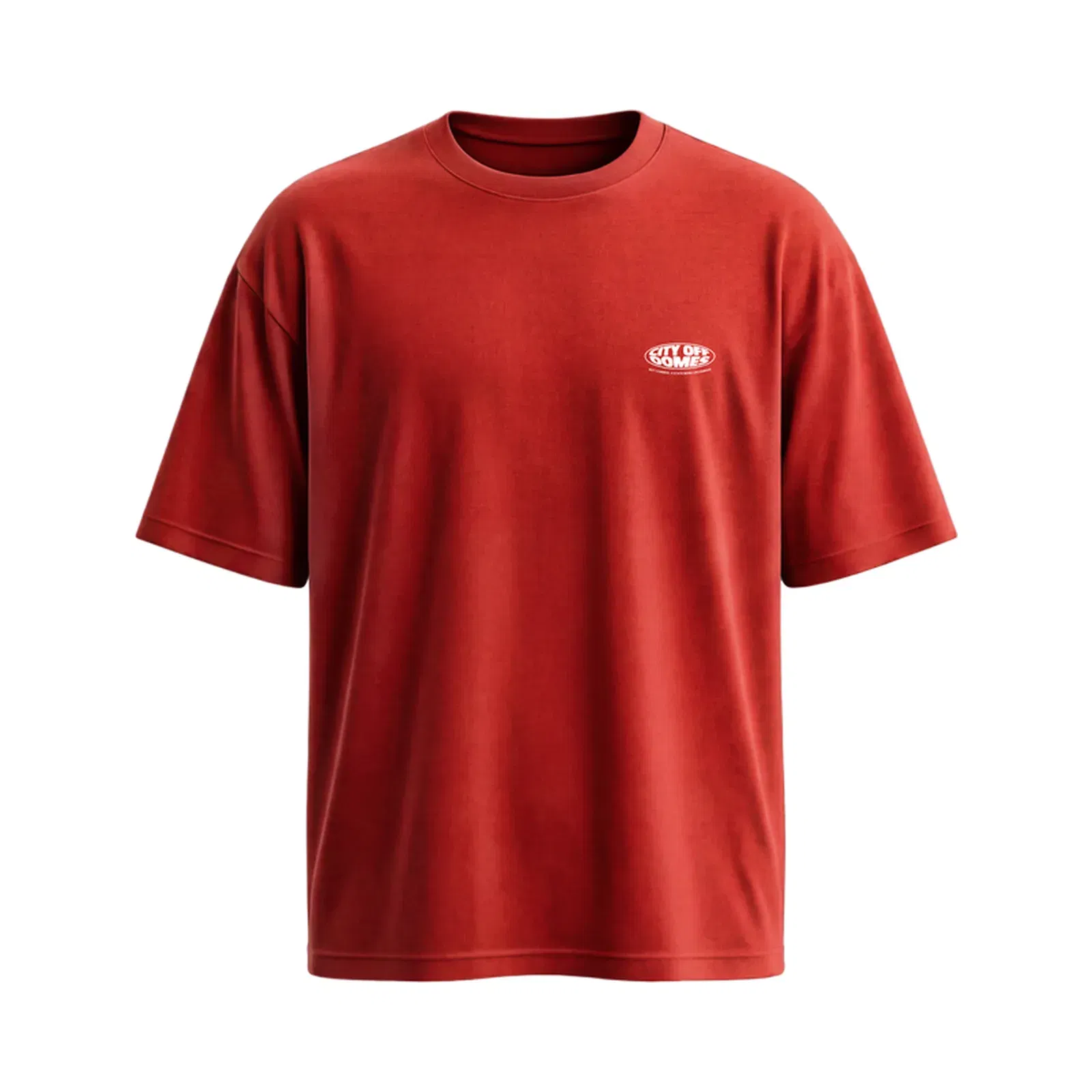 City Off Domes Rise Mode Red T-Shirt