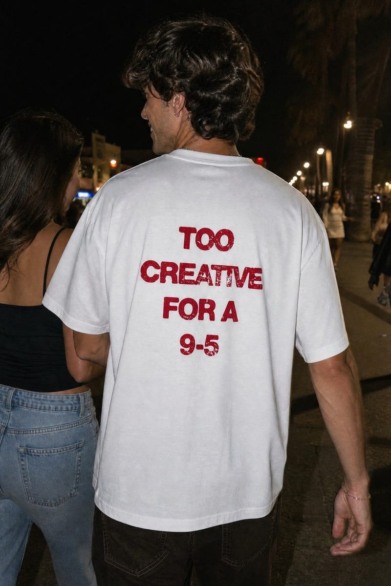 City Off Domes StreetScript White T-Shirt