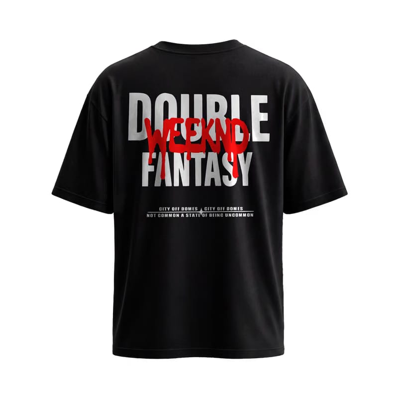 City Off Domes Double Fantasy Black T-Shirt