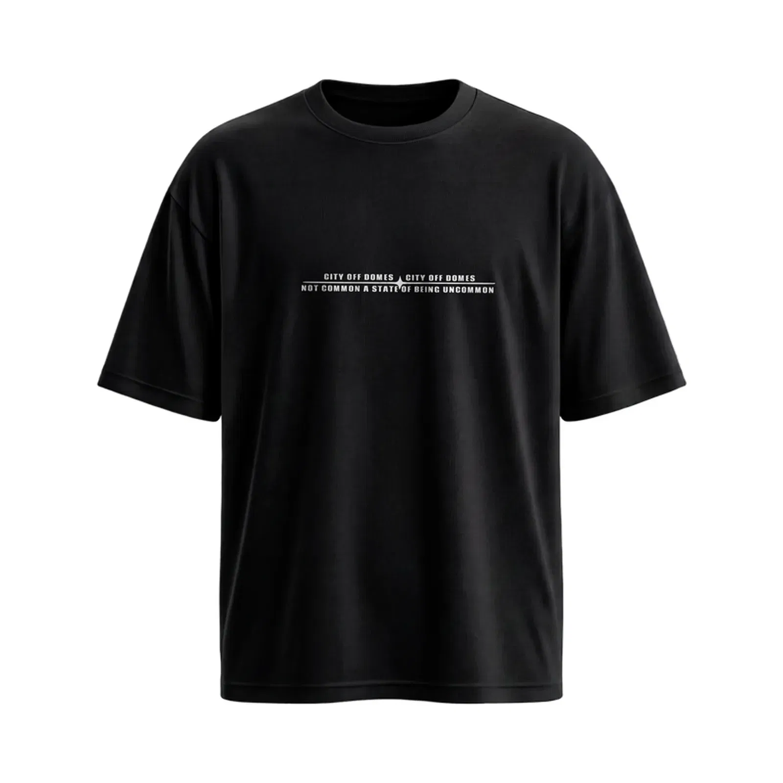 City Off Domes Double Fantasy Black T-Shirt