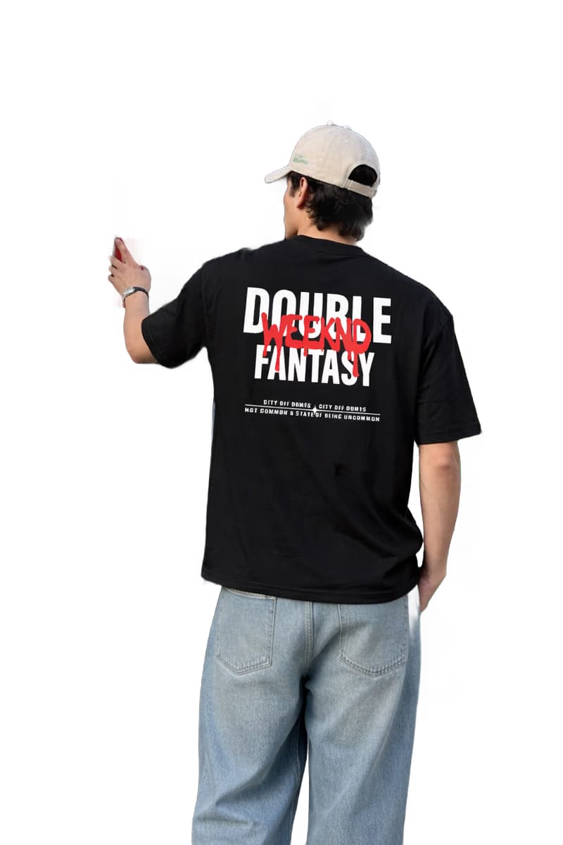 City Off Domes Double Fantasy Black T-Shirt