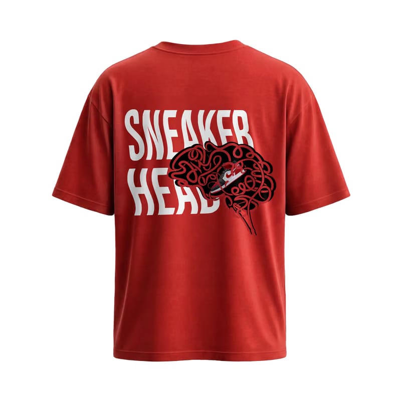 City Off Domes Hustle Brain Red T-Shirt