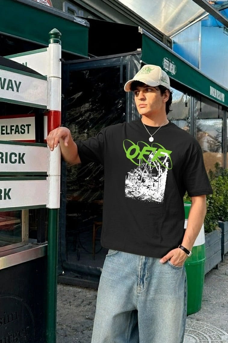 City Off Domes Off Season Black T-Shirt