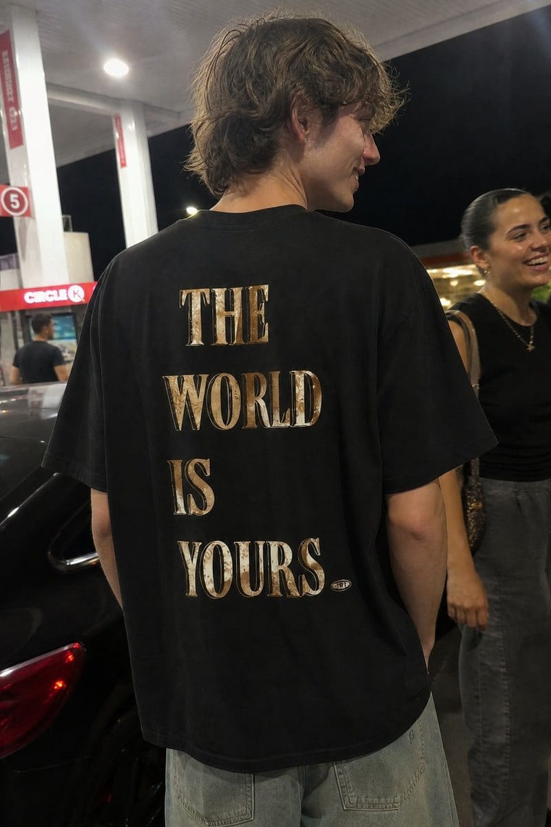 City Off Domes Powered Off Black T-Shirt