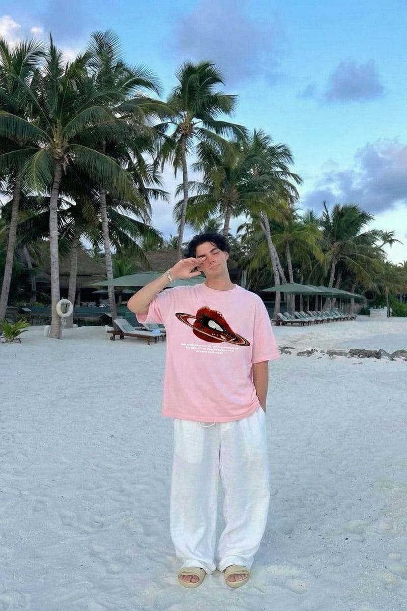 City Off Domes Red Alert Pink T-Shirt
