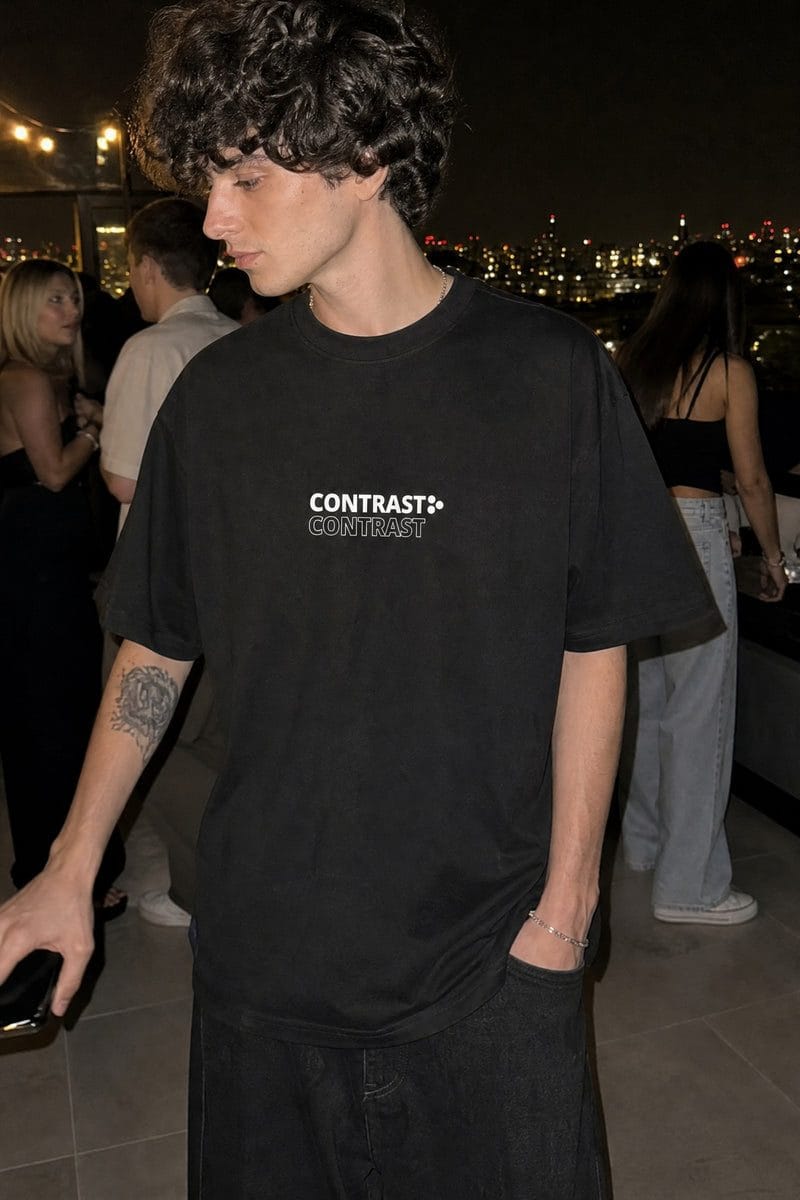City Off Domes Static Vision Black T-Shirt