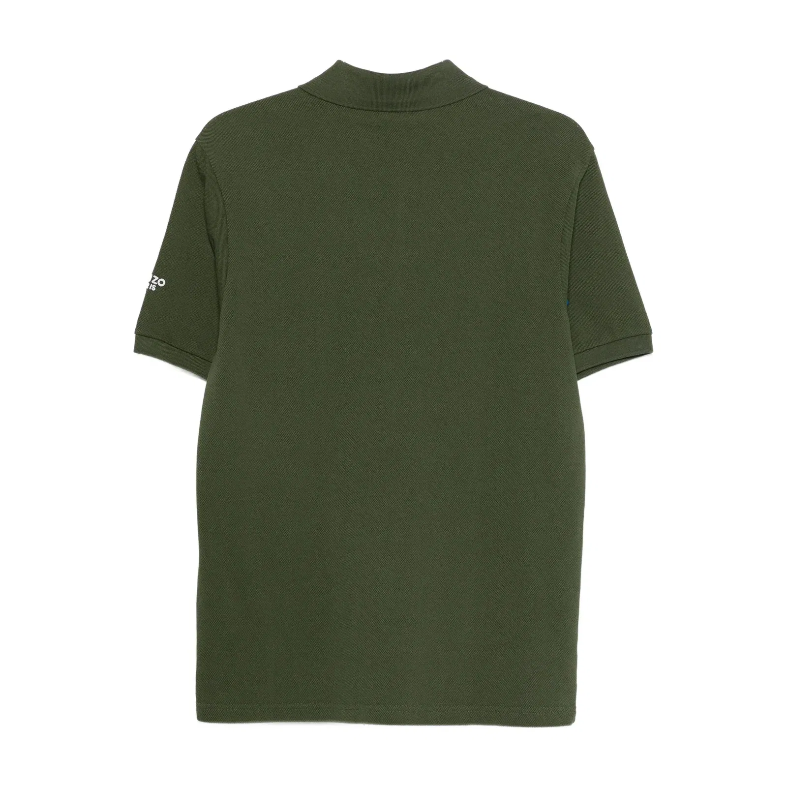 Kenzo Elephant-Embroidered Polo Shirt Army Green