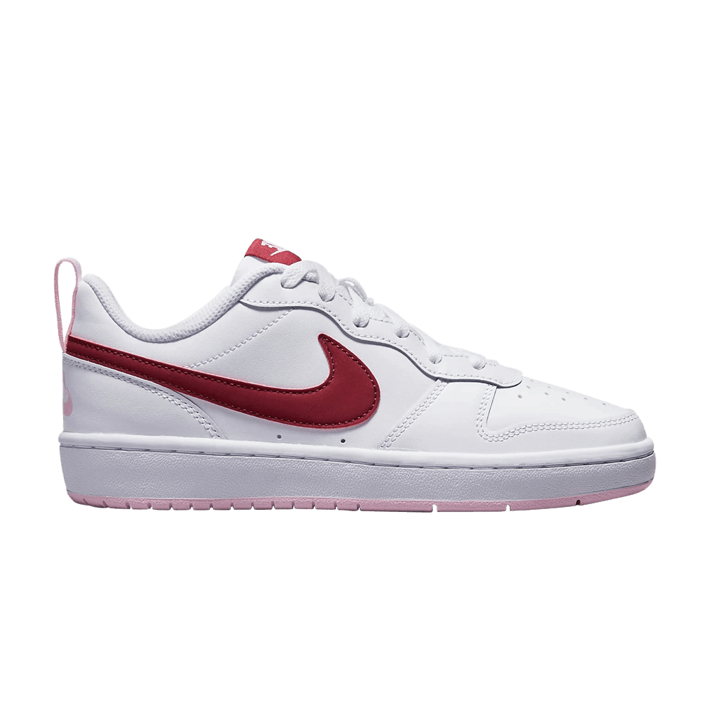 Nike Court Borough Low 2 GS 'White Dark Beetroot'