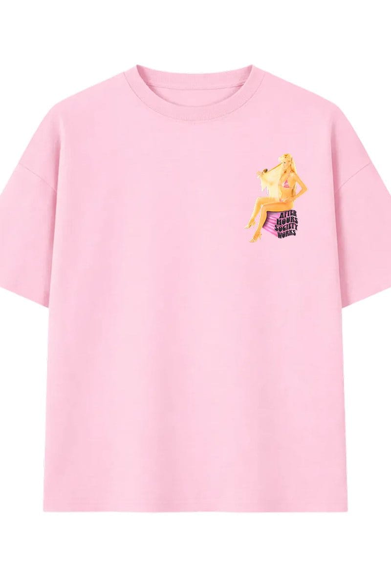 Forfksake After Hours Muse Tee - Pink