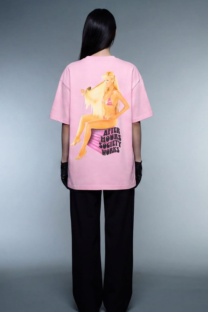 Forfksake After Hours Muse Tee - Pink