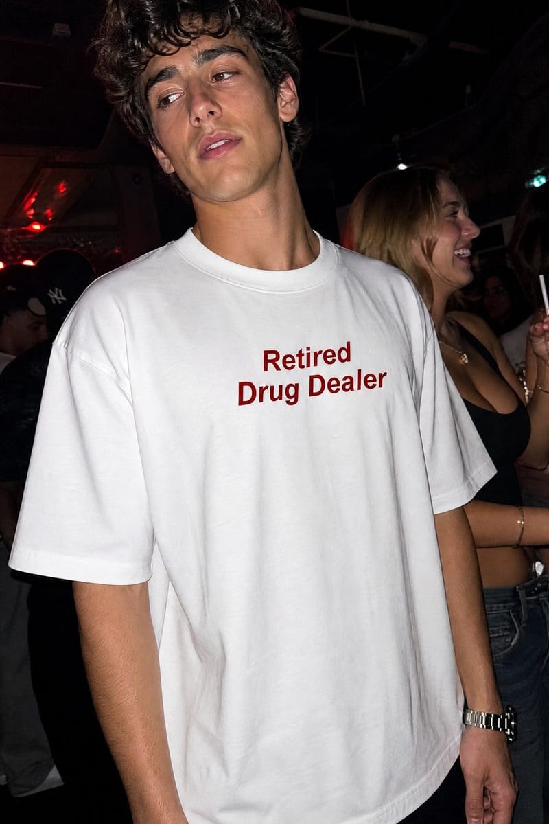Forfksake Drug Dealer White T-Shirt