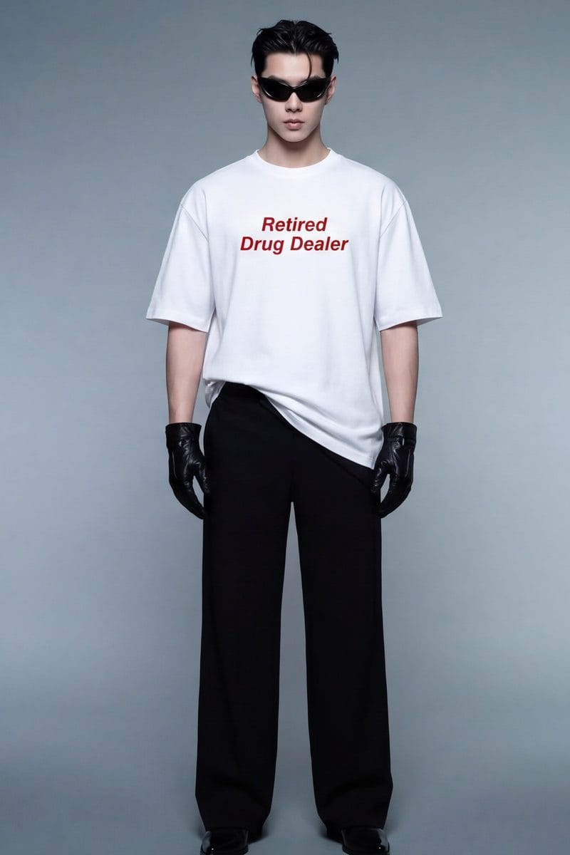 Forfksake Drug Dealer White T-Shirt