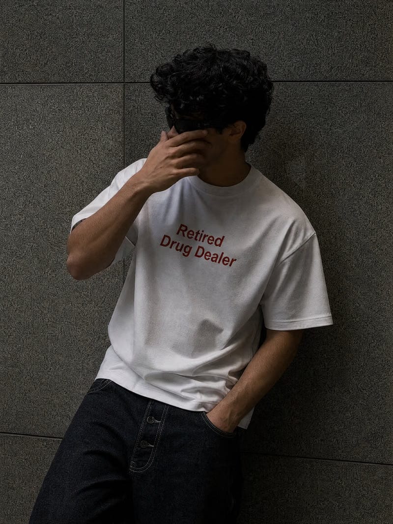 Forfksake Drug Dealer White T-Shirt